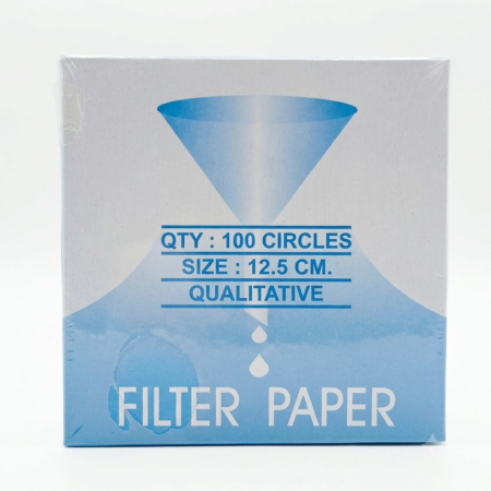 Papel de filtro de primera calidad, 12.5 cm, paquete de 100 - Papel de filtro para química, papel de filtro para laboratorio. ,-EISCO