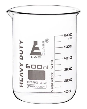 Vaso precipitado de uso rudo 600ml