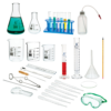 Kit de inicio de laboratorio - 32 piezas - Cristalería y plástico - Equipo selecto para medición básica - Imagen 3