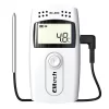 Termohigrometro dataloggers sensor interno humedad y temperatura almacenaje 16,000 puntos rango temp -30c a 60c